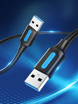 Cable Usb 3.0 Vention Conbf Usb Macho Usb Macho 1m Negro