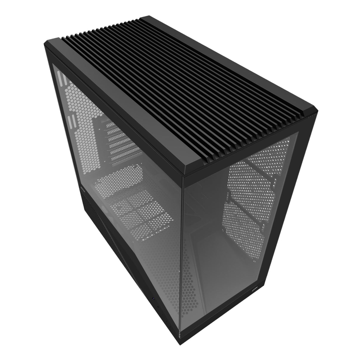 Caja Atx Semitorre Abysm Arian Frame A400 Black 1x3.5" 1x2.5" Usb-C Gpu Max 420mm