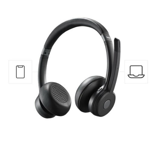 Hama Bt700 Auriculares Con Microfono Omnidireccional Flexible - Bluetooth - Diadema Ajustable - Rango 10m - Carga Por