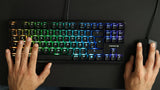 Teclado Ingles Cherry G80-3000n Rgb Tkl Usb Qwerty Internacional De Ee.Uu. Negro