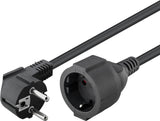Cable Alimentacion Alargador Goobay 3m Negro