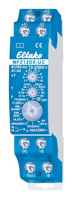 Eltako Mfz12dx-Uc Multifunktions (V) Zeitrelais 18fkt 1we 23001005
