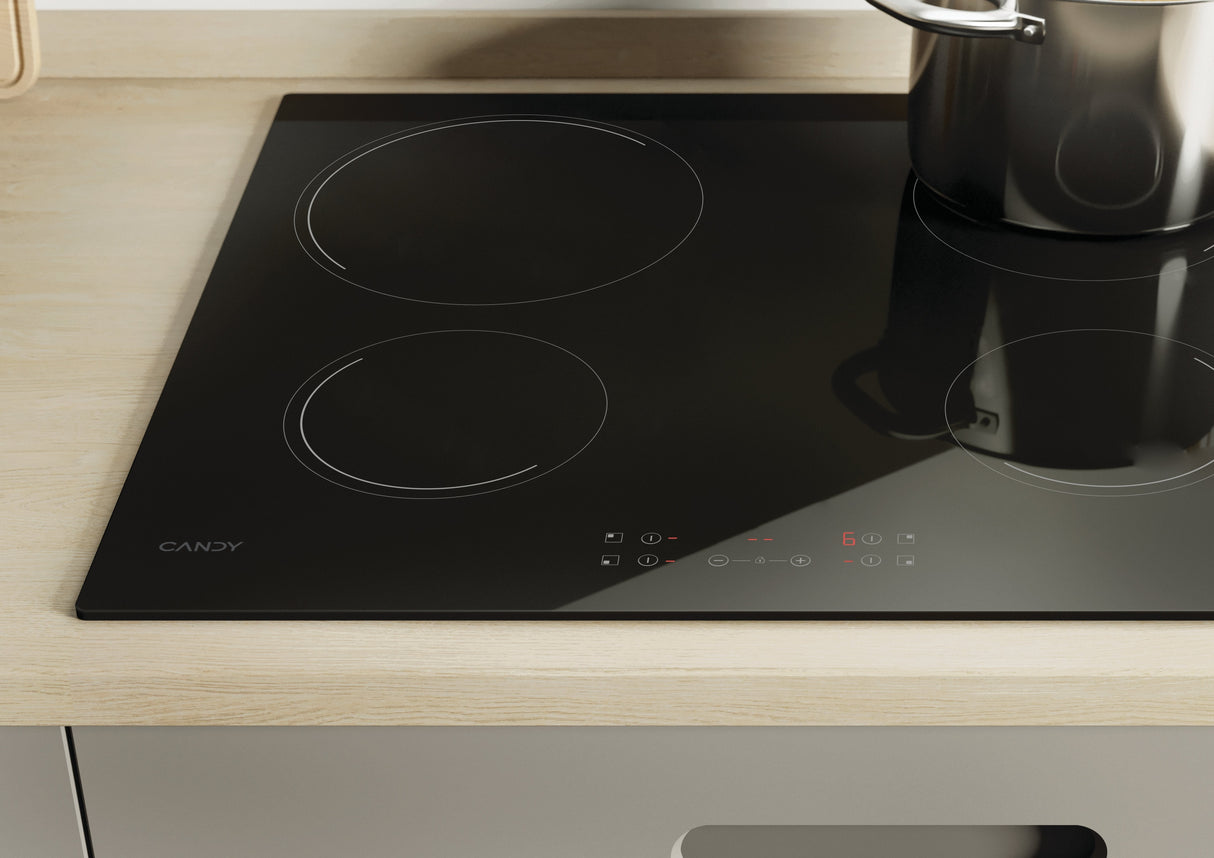 EAN 8059019059129 - Candy Idea CH64CCB/4U2 Negro Integrado 59 cm Cerámico 4 zona(s) imagen 5