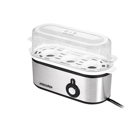 EAN 5902934831444 - Mesko Home MS 4485 cuecehuevos 3 huevos 210 W Negro, Plata, Transparente imagen 2