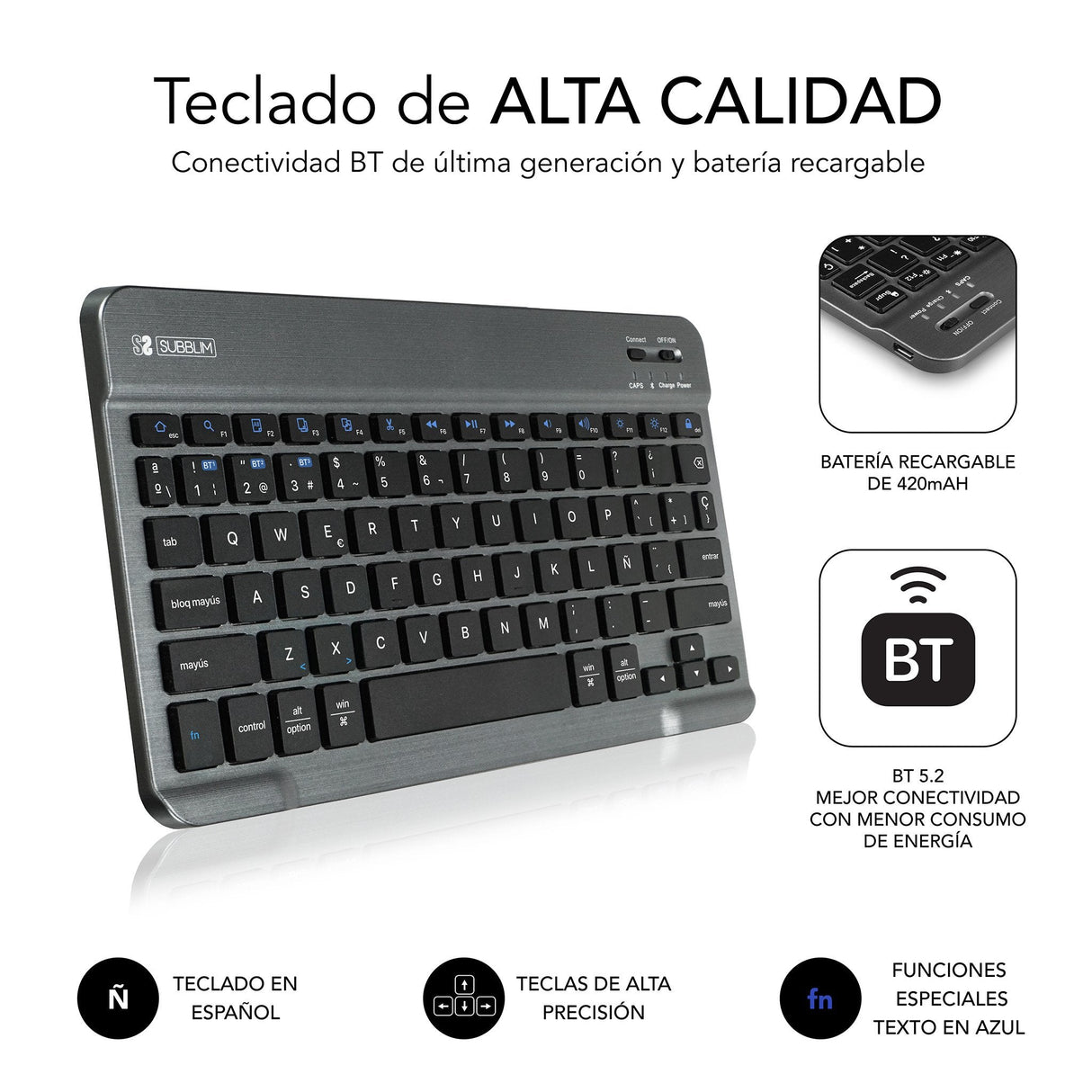 Funda Tablet Subblim Key Tab Pro Samsung A9+ 11"