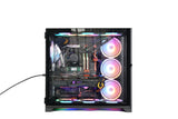 Talius Caja Atx Gaming Zeus Black Rgb Cristal Templado Usb 3.0