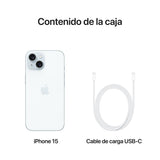 EAN 0195949037436 - Apple iPhone 15 15,5 cm (6.1") SIM doble iOS 17 5G USB Tipo C 256 GB Azul imagen 9