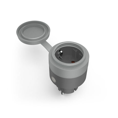 EAN 4047443496614 - Hama Outdoor toma de corriente Tipo E Gris imagen 2