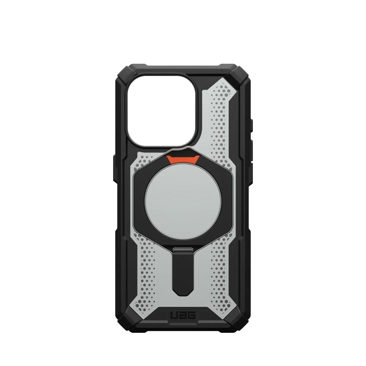 Funda Uag Serie Plasma Xte Magsafe Black Orange Apple Iphone 15 Pro