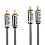 EAN 4002888353441 - Lindy 35344 cable de audio 0,5 m 2 x RCA Antracita imagen 1