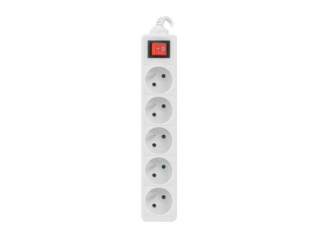 EAN 5901969415476 - Lanberg PS1-05E-0150-W base múltiple 1,5 m 5 salidas AC Interior Blanco imagen 3