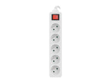 EAN 5901969415476 - Lanberg PS1-05E-0150-W base múltiple 1,5 m 5 salidas AC Interior Blanco imagen 3