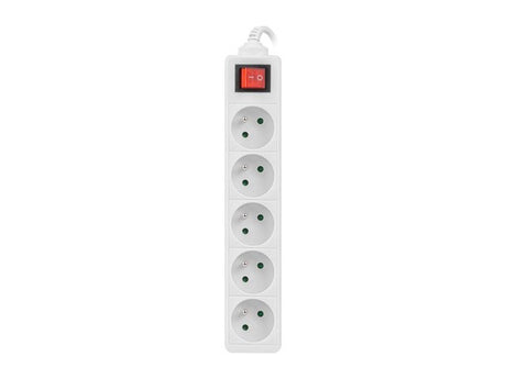 EAN 5901969415476 - Lanberg PS1-05E-0150-W base múltiple 1,5 m 5 salidas AC Interior Blanco imagen 3