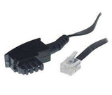 S-Conn 10m Tae-F  Rj 11 Negro, Transparente