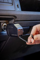 Mobile Origin 90w Car Charger Ca22 Usb-C+Usb-A 2x Cable 60cm