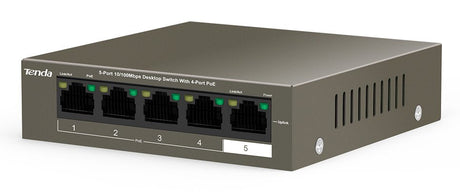 EAN 6932849431452 - Tenda TEF1105-4-63W switch No administrado Fast Ethernet (10/100) Energía sobre Ethernet (PoE) Montaje en imagen 3