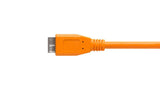 Cable Tether Tools Tetherpro Usb 3.0 A/Micro B 4,6m Naranja