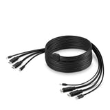 Belkin-Câble 1.8 M Negro Displayport+Us