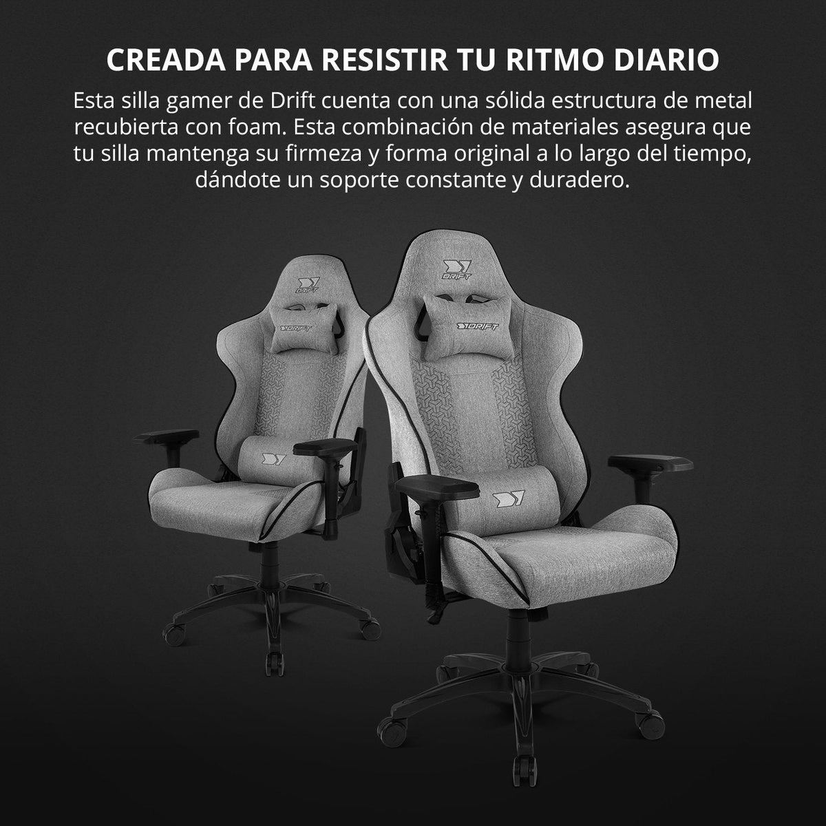 Silla Gaming Drift Dr190 Gris