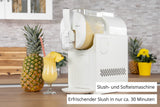 Unold 48965 Sofia Schwarz 2in1 Slush- & Softeismaschine