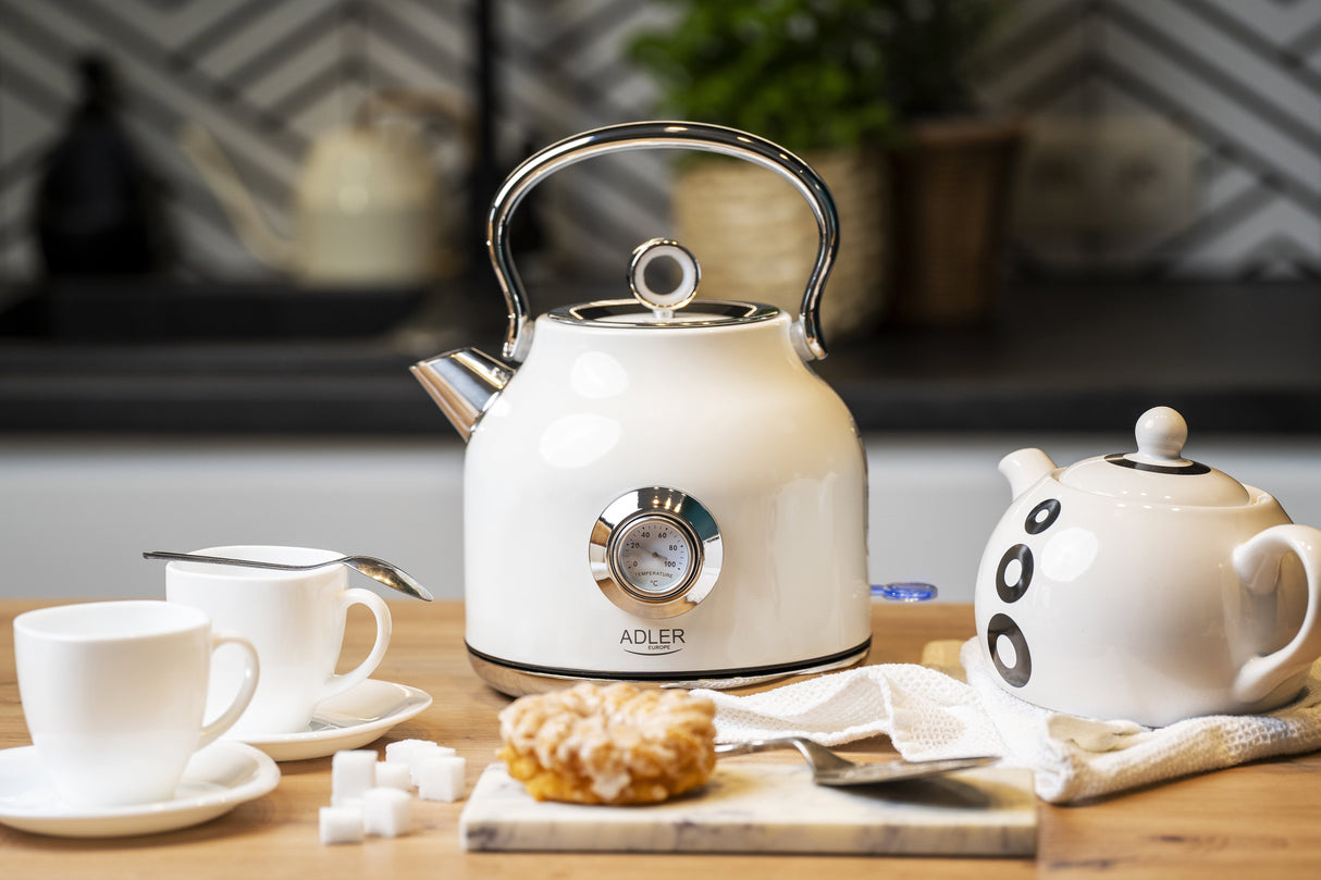 Hervidor Con Termometro Adler Ad 1346w Eléctrico Potencia 2200 W Capacidad 1,7 L Blanco