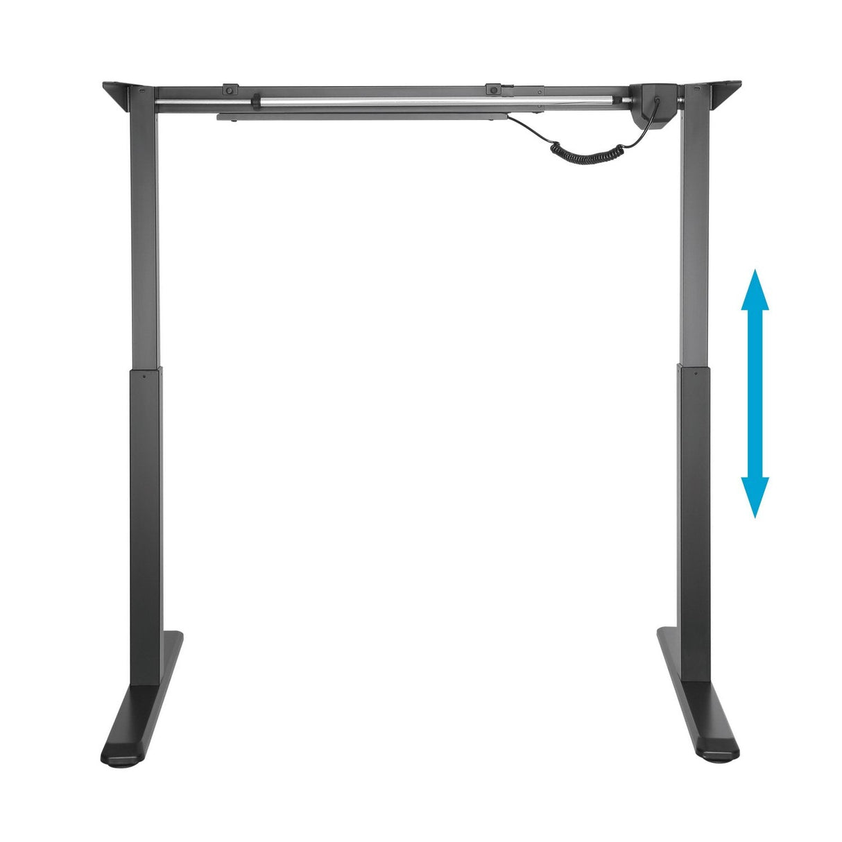 Aisens Bastidor De Escritorio Motorizado - Altura Ajustable Panel De Control - 80kg - Negro