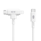 Hyperjuice Cable Lightning 24 Pin Usb-C Macho A 24 Pin Usb-C Lightning Macho 1.5 M Blanco