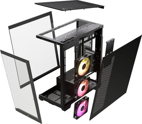 EAN 0840006686057 - Corsair 3500X ARGB Midi Tower Negro imagen 6