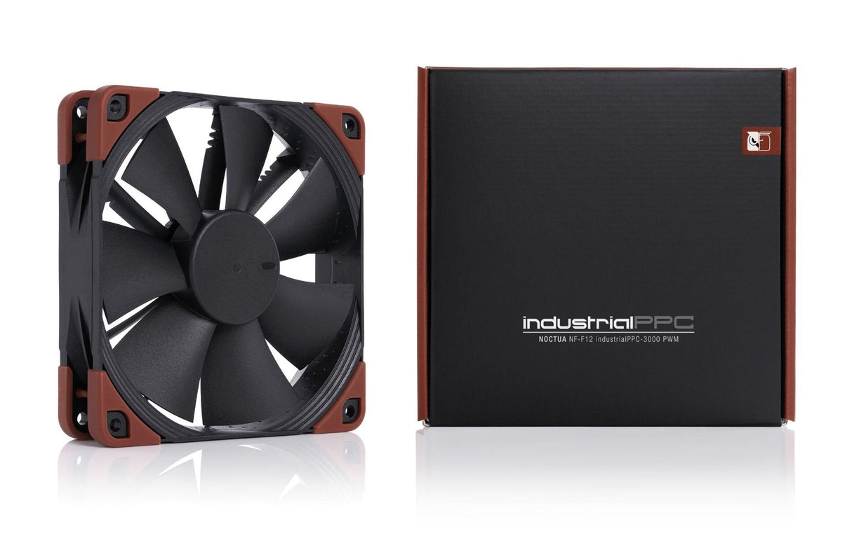 EAN 4716123315414 - Noctua NF-F12 industrialPPC-3000 PWM Carcasa del ordenador Ventilador 12 cm Negro, Marrón imagen 5