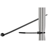 EAN 8057685306370 - Techly 200 x 2.5mm presilla Nylon Negro 100 pieza(s) imagen 1