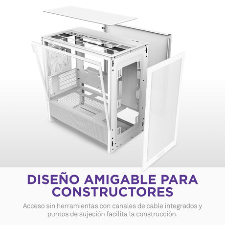 EAN 5056547207971 - NZXT H9 H3 Flow Midi Tower Blanco imagen 8