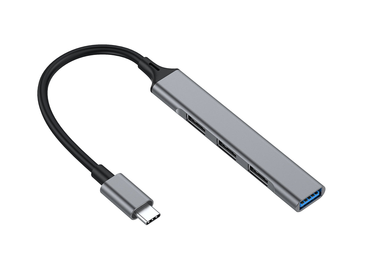 Hub Usb-C Equip Life Usb  1 Puerto Usb 3.0 3 Puertos Usb 2.0 Carcasa Aluminio