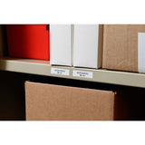 EAN 0662820966517 - Brady M21-750-595-WT etiqueta de impresora Negro, Blanco Etiqueta para impresora autoadhesiva imagen 2
