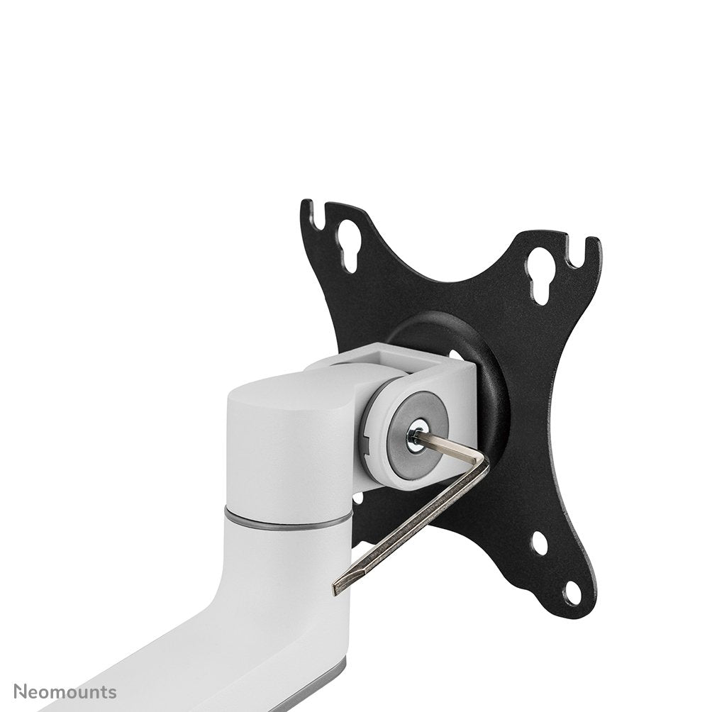 Neomounts By Newstar Soporte De Escritorio 17"-27" 1tft 3gelenk Blanco Max.8kg