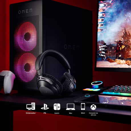 EAN 0198701216179 - HyperX Cloud Alpha 2 Inalámbrico Diadema Juego Bluetooth Negro imagen 8