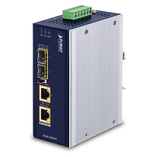 EAN 4711605284394 - PLANET IGUP-2205AT convertidor de medio 1000 Mbit/s Multimodo, Monomodo Azul imagen 1