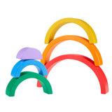 EAN 0194735238316 - Fisher-Price Wooden Stacking Rainbow imagen 5