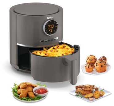 Freidora De Aire Tefal Ultra Fry Digital Ey111b15 4,2 L 1400 W  Gris