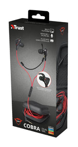 Auricular Trust Gaming Gxt 408 Cobra Jack 3.5  Altavoces Activos 10mm - Cable 1.2m Multiplataforma 23029