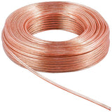 Bobina De  10 Metros Cable Altavoz Transparente 2x0,75mm Cobre Goobay