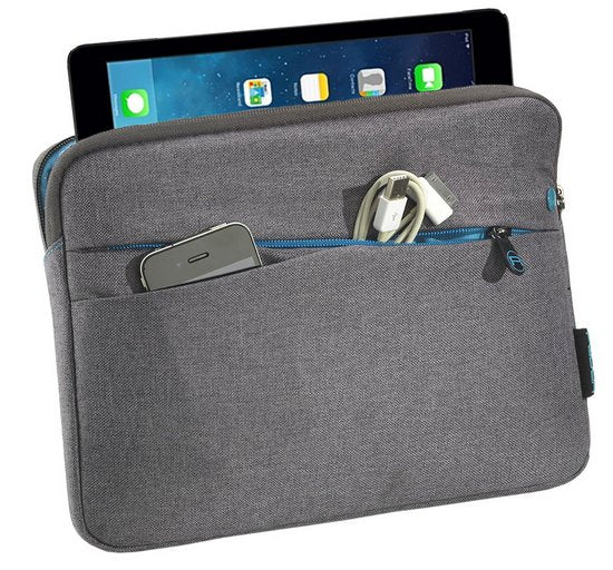 Pedea Tabletsleeve "Fashion" - 12,9", Gris [Hasta 32,8cm]