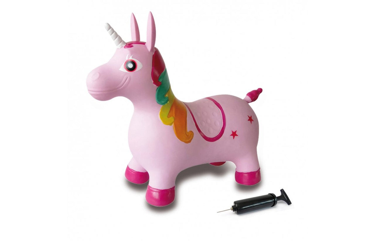 Jamara Animal Hinchable Unicornio Colorido Con Bomba