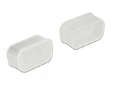 Delock Staubschutz Für Vga Und D-Sub9   D-Sub15 Buchse 10 Stück Transparent