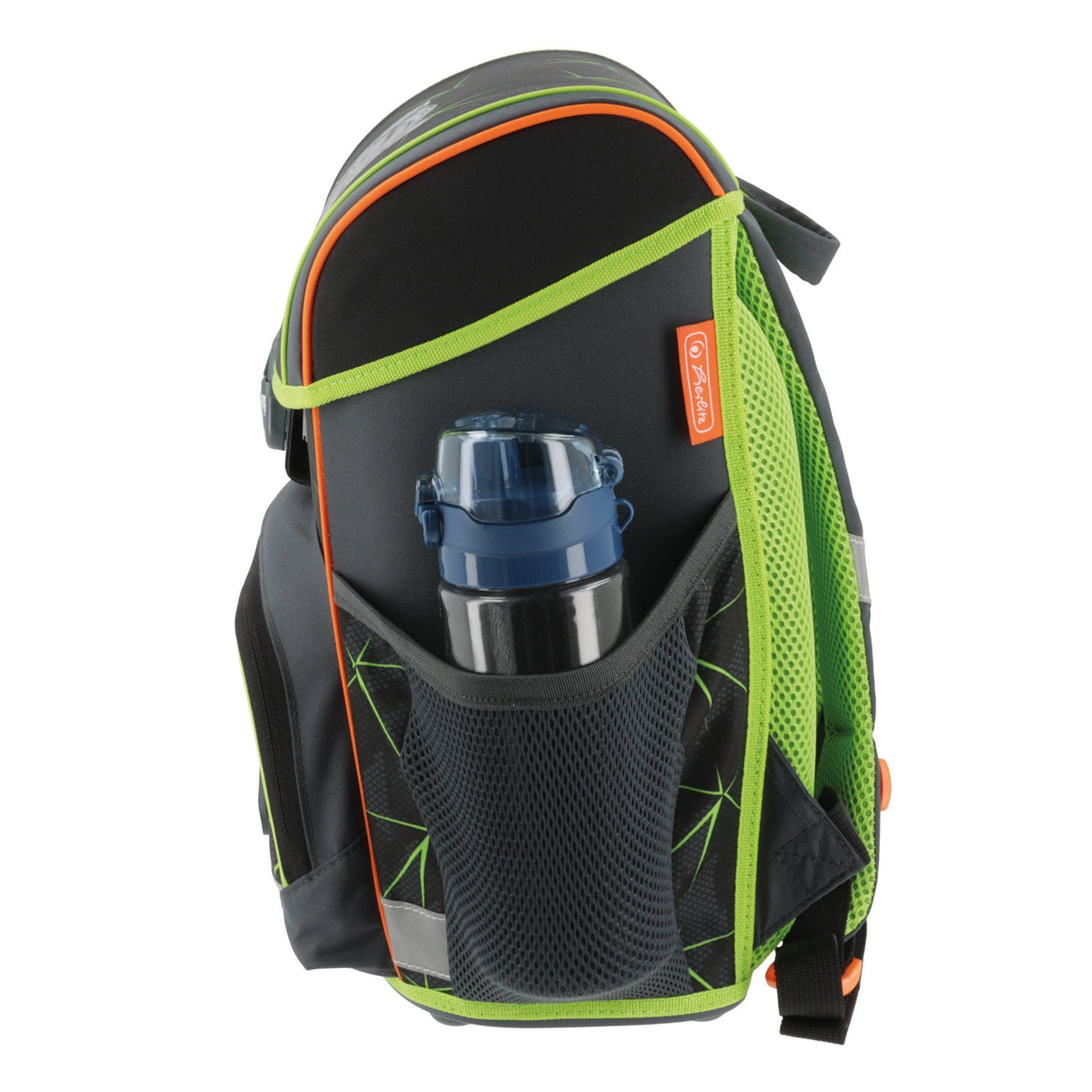 EAN 4008110370897 - Herlitz Loop Plus Wild Life juego de mochila escolar Niño Poliéster Negro, Verde, Naranja imagen 8