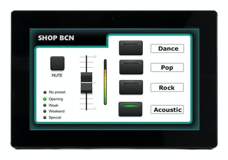 EAN 8435071307345 - ECLER CWPNETTOUCH pantalla para sala de reuniones 25,6 cm (10.1") 1280 x 800 Pixeles IPS Negro imagen 2