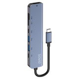 EAN 5901986049791 - Savio AK-82 hub de interfaz USB Tipo C 5000 Mbit/s Negro imagen 2