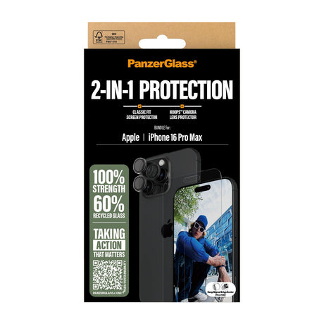EAN 5715685011344 - PanzerGlass ® 2-in-1 Bundle iPhone 16 Pro Max Protector de pantalla Apple 1 pieza(s) imagen 3