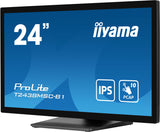 Iiyama Prolite T2438msc-B1, Monitor Led 61 Cm 24", Negro (Mate), Fullhd, Ips, Pantalla Táctil T2438msc-B1