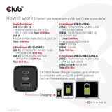 EAN 8719214472658 - CLUB3D CAC-1913 cargador de dispositivo móvil Teléfono móvil, Portátil, Smartphone, Universal Negro Corri imagen 10