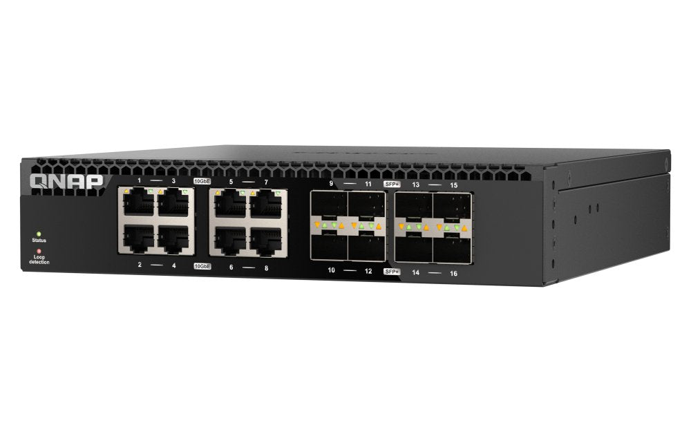 Qnap Qsw-3216r-8s8t Switch No Administrado L2 10g Ethernet [100/1000/10000] Negro
